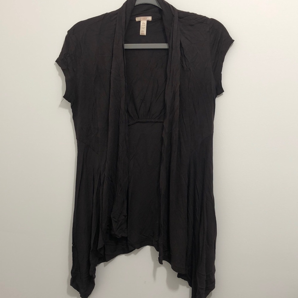 Brown cardigan